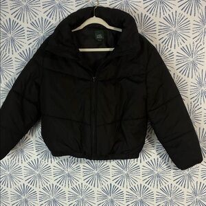Wild Fable Kids Charcoal Puffer Jacket